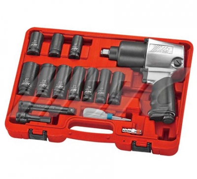 JTC-7663K1 1/2” x 15PCS AIR IMPACT WRENCH SET